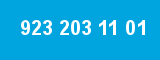 923 203 11 01 923 203 11 01
